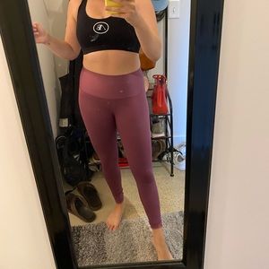 Magenta High Waisted Leggings
